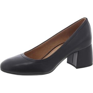 Vionic Black Block Heel Pumps